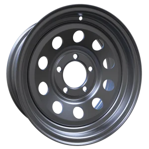 Envy Wheels – TRAILER STEEL MODULAR – Silver – 14″x6″ 0mm – All weather Wheels – 200SM-14545
